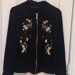 Zara woman floral jacket